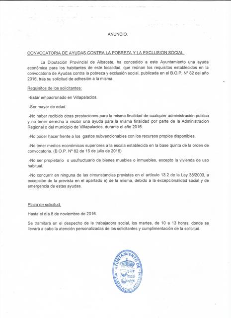 Documento: CONVOCATORIA DE AYUDAS