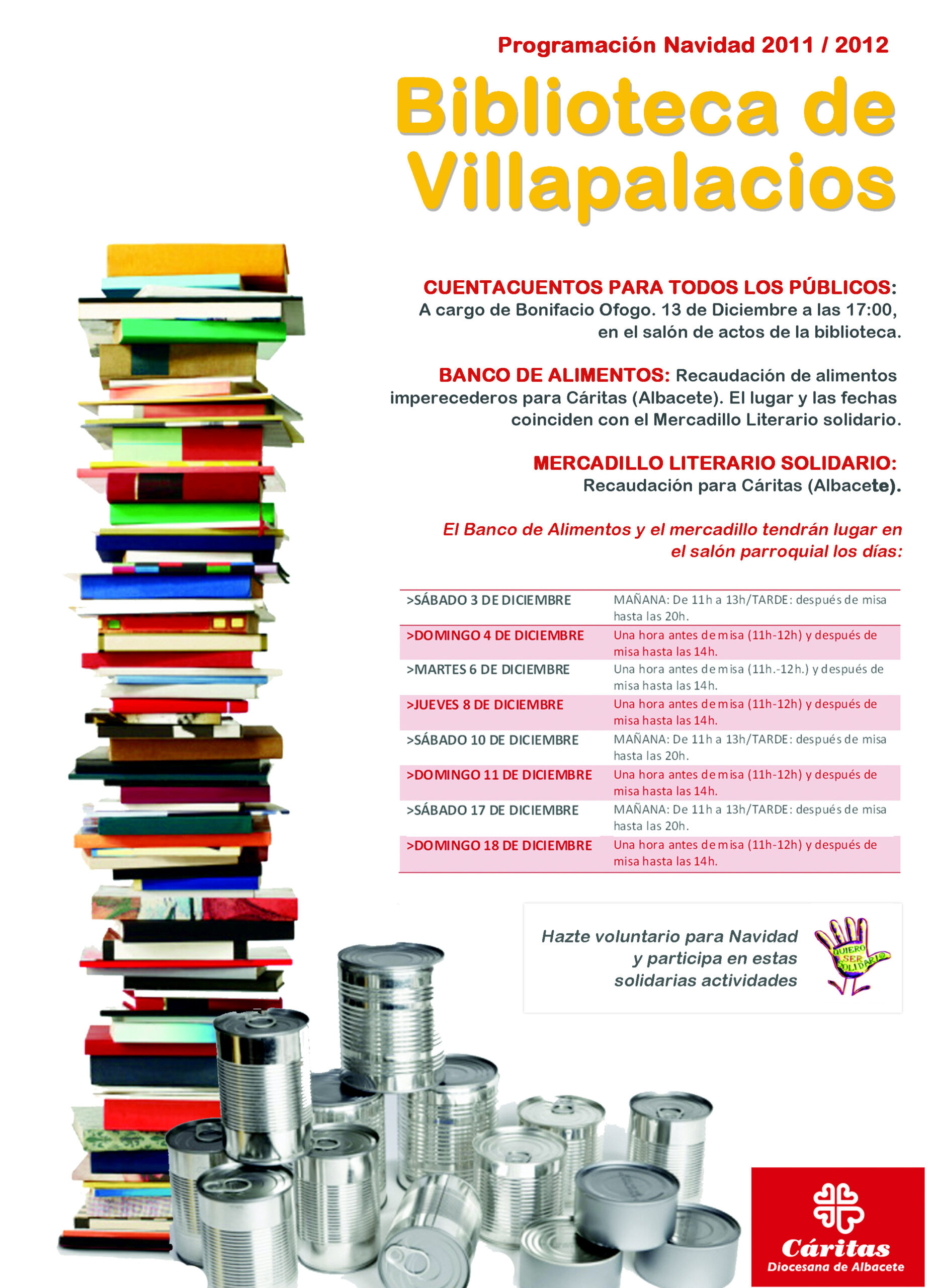 Programación navidad biblioteca