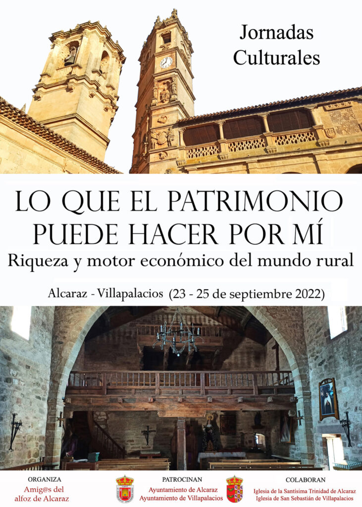 Imagen oficial para noticia: JORNADAS CULTURALES "LO QUE EL PATRIMONIO PUEDE HACER POR MI"