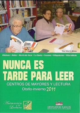 Cartel Publicitario Taller: Nunca es Tarde para Leer