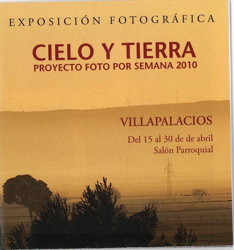 Cartel Publicitario Exposición: Cielo y Tierra